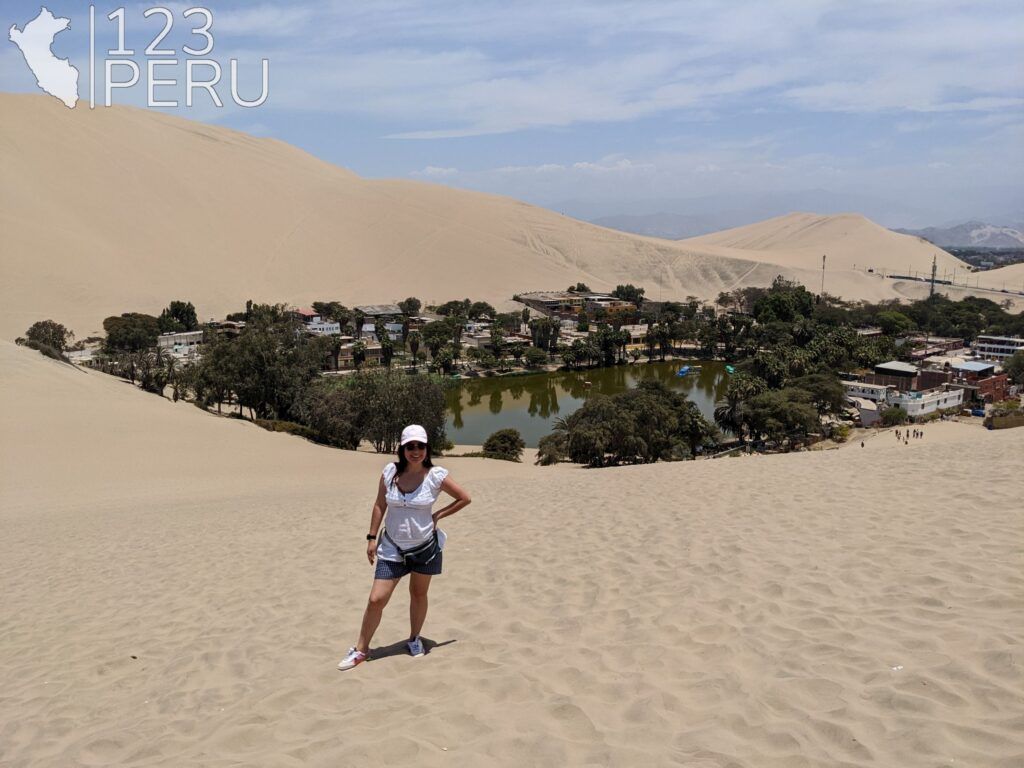 View of the Huacachina Oasis, Ica