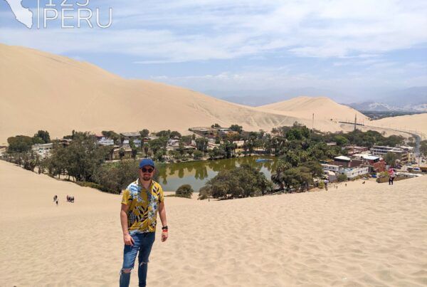View of the Huacachina Oasis, Ica